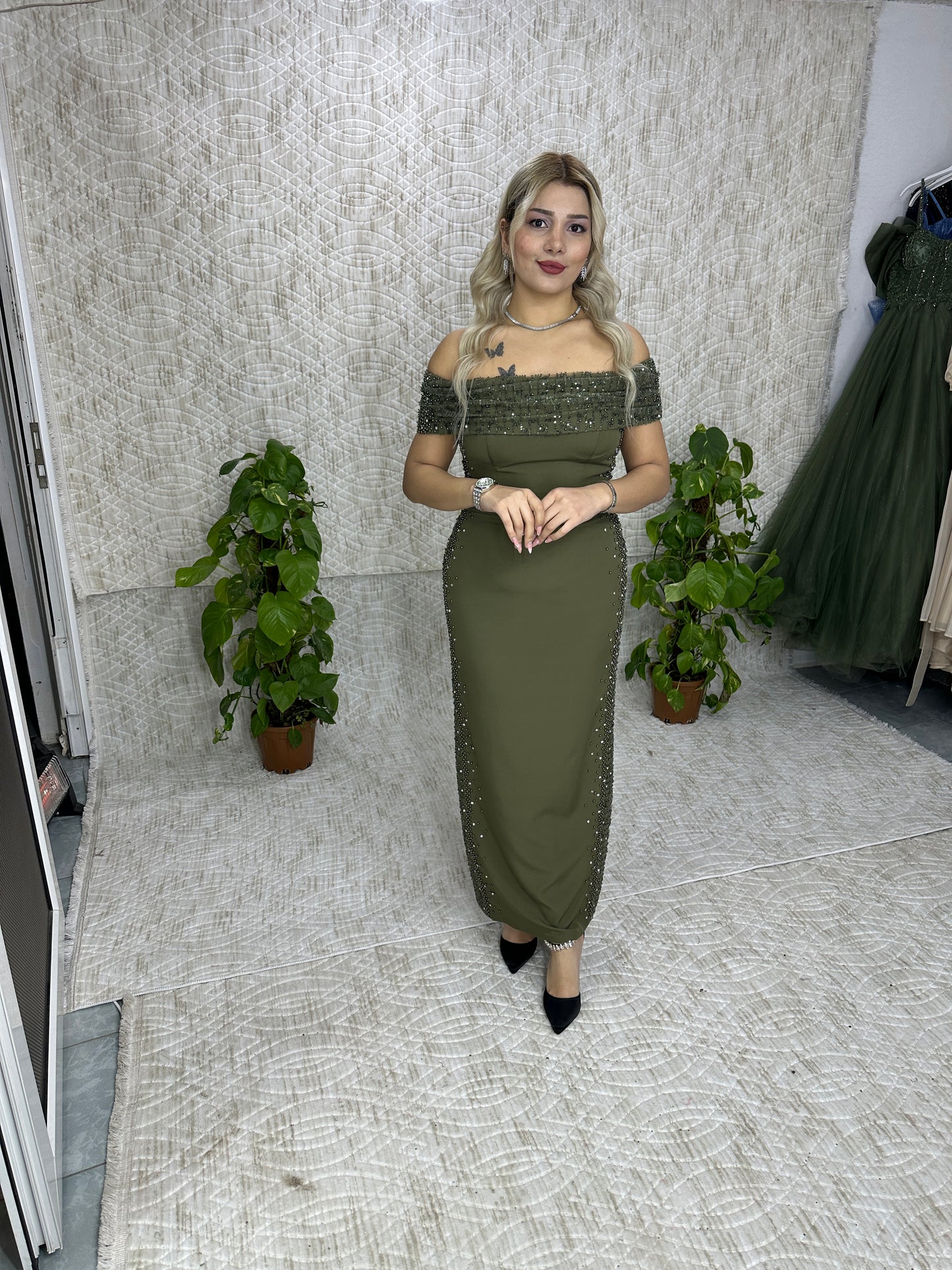Askılı abiye